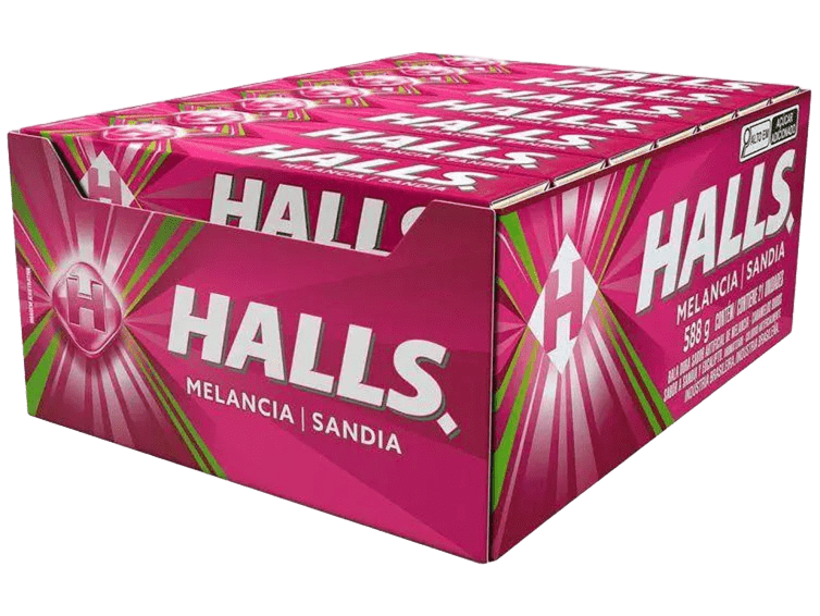 Halls de Melância Display 21un
