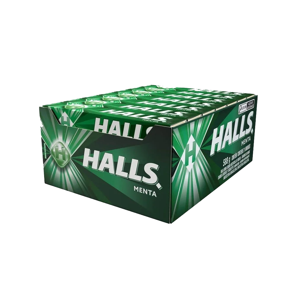 Halls de Menta Display c/21un