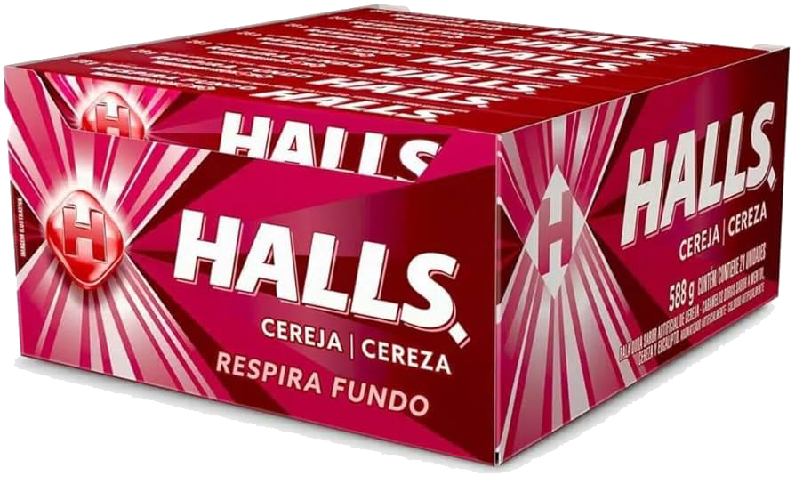 Halls de Cereja Display c/21un