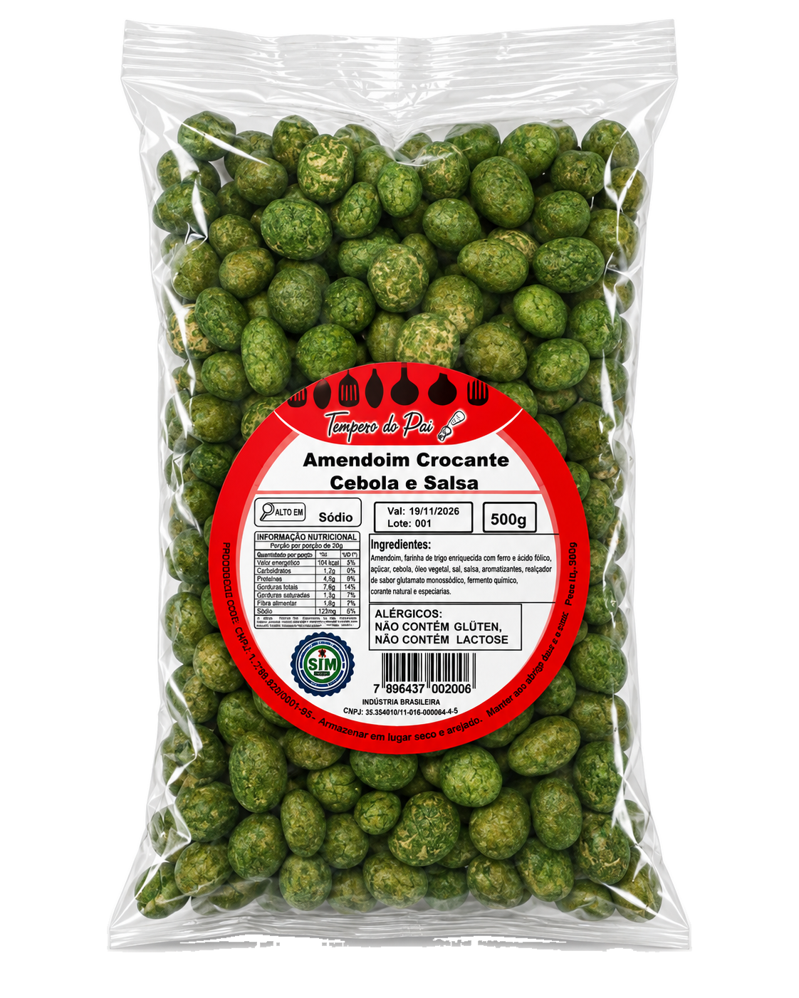 Amendoim Cebola e Salsa 500g