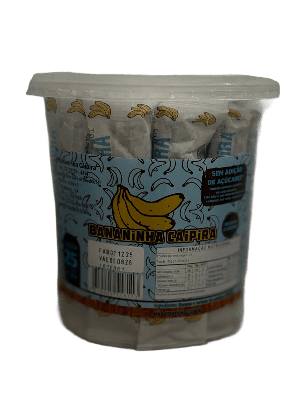 Bananinha Zero Açúcar