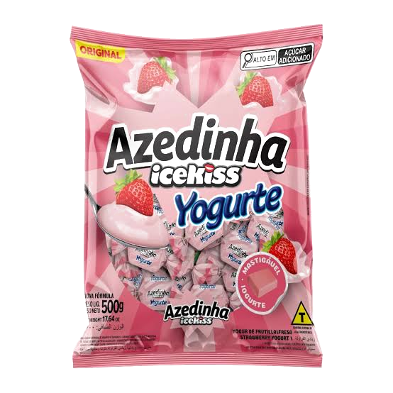 Bala de Iogurte Morango Azedinha 500g