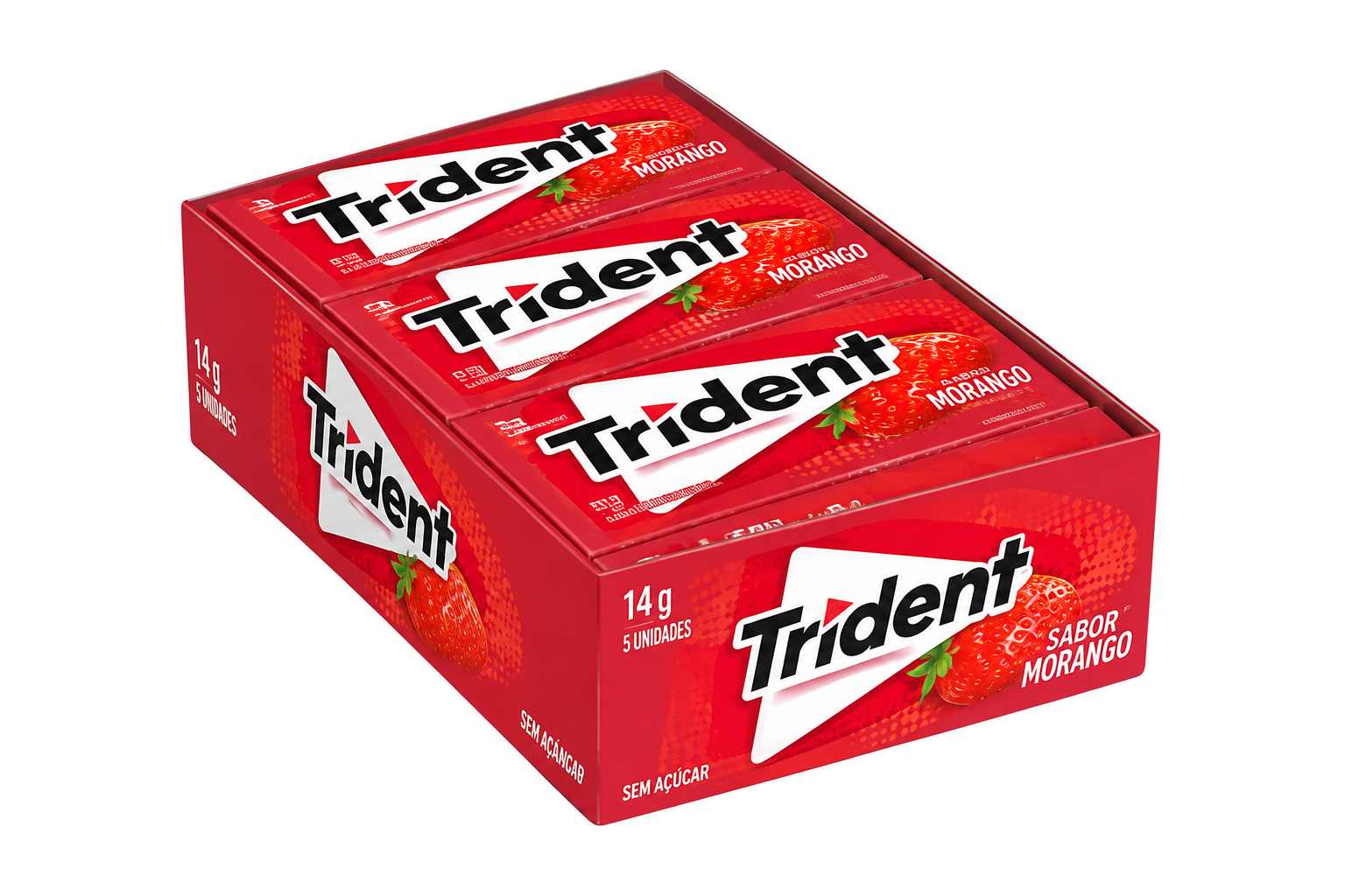 Trident de Morango Display c/21un