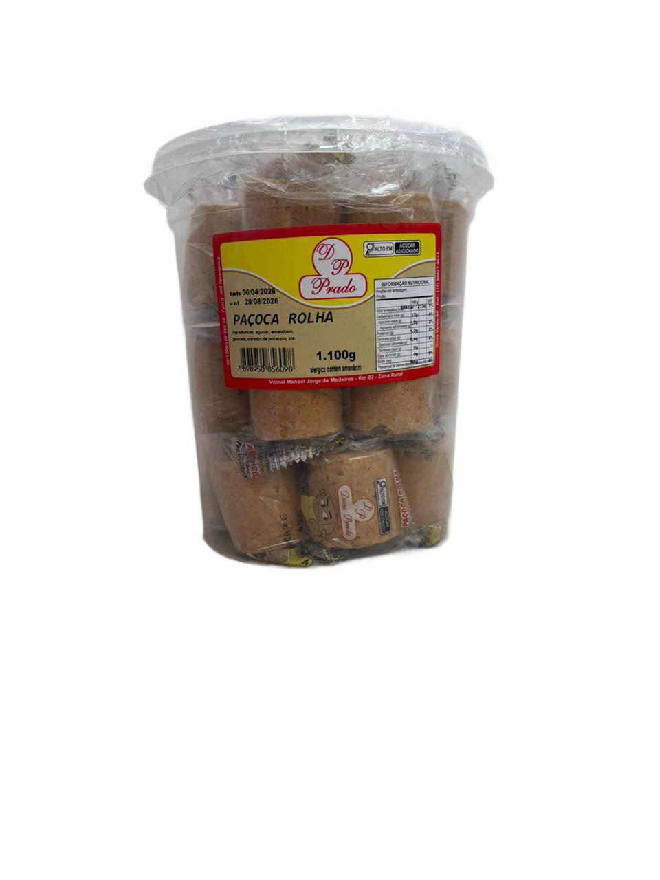 Paçoca Big Rolha 1100g