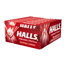 Halls de Morango c/21un
