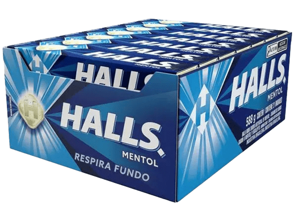 Halls de Mentol Display 21un