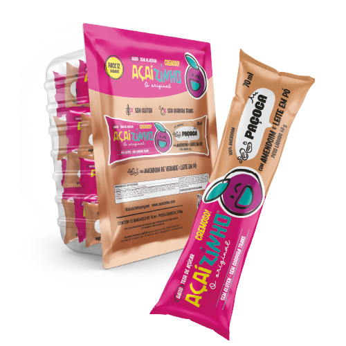Açaizinho Paçoca Cremosa Pack C/12